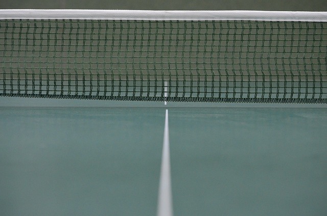 stůl a síť na stolní tenis